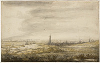 P+ 042
<br/>
Gezicht op Rhenen
<br/>
<em>Cuyp, Aelbert (1620-1691)</em>
